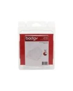 Badgy - Polyvinyl chloride (PVC) - 30 mil - white - 100 card(s) cards - for Badgy 100, 200, 1st Generation