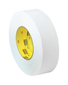 3M 2526 Flatback Tape, 3in Core, 1in x 60 Yd., White, Case Of 6