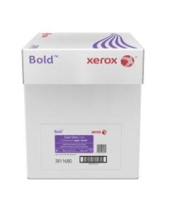 Xerox Bold Digital Super Gloss Cover, Letter Size (8 1/2in x 11in), 92 (U.S.) Brightness, 8 Pt (170 gsm), FSC Certified, Ream Of 250 Sheets, Case Of 5 Reams