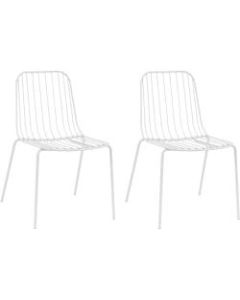 Ace Childrens Activity Chairs, White, Set Of 2 Chairs