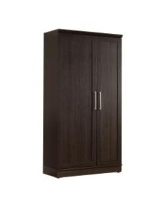 Realspace 36inW 12-Shelf Storage Cabinet, Dakota Oak