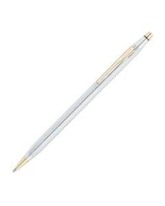 Cross Medalist Classic Century Ballpoint Pen, Medium Point, 1.0 mm, Chrome Barrel, Black Ink