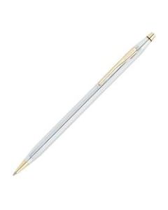 Cross Medalist Classic Century Ballpoint Pen, Medium Point, 1.0 mm, Chrome Barrel, Black Ink