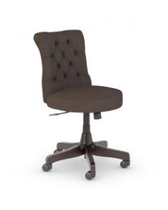 Bush Business Furniture Arden Lane Mid-Back Tufted Office Chair, Brown, Standard Delivery