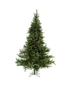 Fraser Hill Farm Flocked Snowy Pine Christmas Tree With Smart String Lighting, 12ft