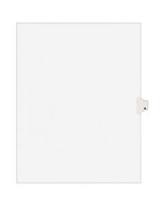 Avery Avery-Style 30% Recycled Collated Legal Index Exhibit Dividers, 8 1/2in x 11in, White Dividers/White Tabs, N, Pack Of 25