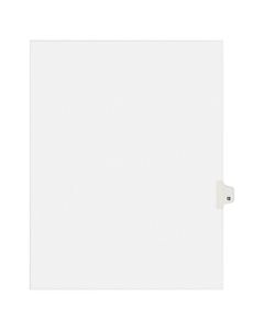 Avery Avery-Style 30% Recycled Collated Legal Index Exhibit Dividers, 8 1/2in x 11in, White Dividers/White Tabs, Q, Pack Of 25