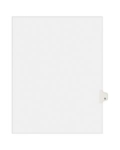 Avery Avery-Style 30% Recycled Collated Legal Index Exhibit Dividers, 8 1/2in x 11in, White Dividers/White Tabs, S, Pack Of 25