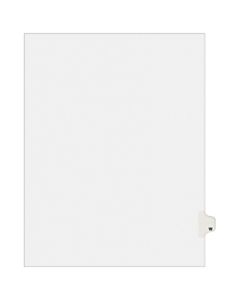 Avery Avery-Style 30% Recycled Collated Legal Index Exhibit Dividers, 8 1/2in x 11in, White Dividers/White Tabs, W, Pack Of 25