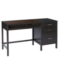 Realspace Coronado Pedestal Desk, Espresso