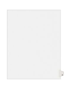 Avery Avery-Style 30% Recycled Collated Legal Index Exhibit Dividers, 8 1/2in x 11in, White Dividers/White Tabs, Z, Pack Of 25