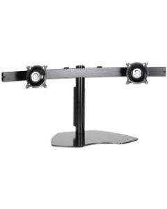 Chief KTP Series KTP225S Widescreen Dual Monitor Table Stand - Up to 70lb - Up to 30in Flat Panel Display - Silver - Desk-mountable