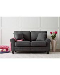 Serta Copenhagen Deep-Seating Loveseat, Gray/Espresso