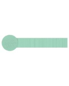 Amscan Crepe Paper Streamers, 81ft, Cool Mint, Pack Of 12 Streamers