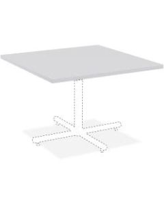 Lorell Hospitality Square Table Top, 36inW, Light Gray