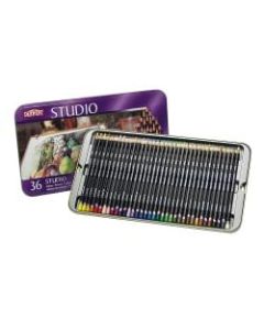 Derwent Studio Pencil Set, Assorted Colors, Set Of 36 Pencils