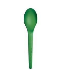 Eco-Products Plantware Spoons, 6in, Green, Pack Of 1,000 Spoons