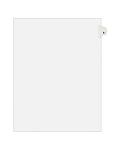 Avery Allstate-Style 30% Recycled Collated Legal Exhibit Dividers, 8 1/2in x 11in, White Dividers/White Tabs, B, Pack Of 25 Tabs