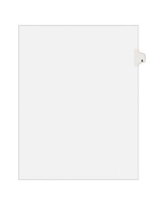 Avery Allstate-Style 30% Recycled Collated Legal Exhibit Dividers, 8 1/2in x 11in, White Dividers/White Tabs, E, Pack Of 25 Tabs