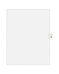 Avery Allstate-Style 30% Recycled Collated Legal Exhibit Dividers, 8 1/2in x 11in, White Dividers/White Tabs, M, Pack Of 25 Tabs