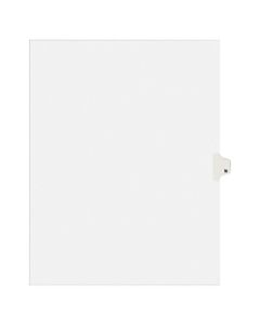 Avery Allstate-Style 30% Recycled Collated Legal Exhibit Dividers, 8 1/2in x 11in, White Dividers/White Tabs, N, Pack Of 25 Tabs