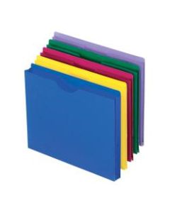 Pendaflex Poly Expanding File Jackets, Letter Size, Assorted Colors, Pack Of 10