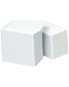 Zebra Premier Plus PVC Cards, 2.12in x 3.38in, White, Pack Of 100
