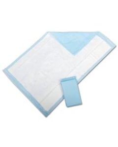 Protection Plus Fluff-Filled Disposable Underpads, Economy, 23in x 24in, Case Of 200