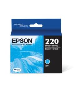 Epson 220 DuraBrite Ultra Cyan Ink Cartridge, T220220-S