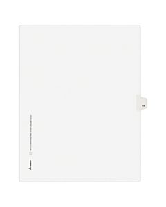 Avery Allstate-Style 20% Recycled Collated Legal Exhibit Dividers, 8 1/2in x 11in, White Dividers/White Tabs, 13, Pack Of 25 Tabs