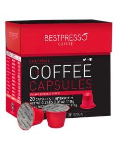 Bestpresso Single-Serve Coffee Freshpacks, Chocolate, Variety Pack, Carton Of 120, 6 x 20 Per Box