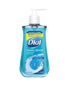 Dial Spring Water Antibaterial Hand Soap - Spring Water Scent - 7.5 fl oz (221.8 mL) - Kill Germs - Hand, Skin - Blue - 12 / Carton