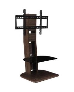 Ameriwood Home Galaxy TV Stand For Flat-Screen TVs Up To 50in, Black/Brown