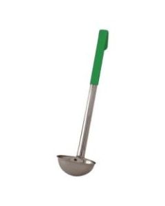 Winco Stainless-Steel Ladle, 4 Oz, Green