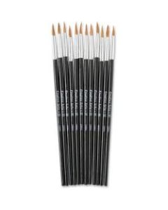 CLI Size 4 Water Color Pointed Brushes - 1 Brush(es) - No. 4 Hardwood - Aluminum Ferrule