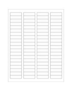 Office Depot Brand Rectangle Laser Labels, LL220CL, 1 3/4in x 1/2in, Clear, Pack Of 8,000