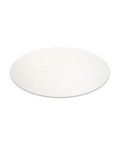 Floortex Desktex Anti-Slip Polycarbonate Multipurpose Mats, 8in Diameter, Clear, Pack Of 2