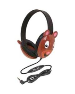 Califone Listening First Kids Stereo Headphones with Bear Design