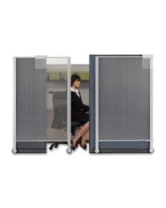 Quartet Workstation Privacy Screen, Silver