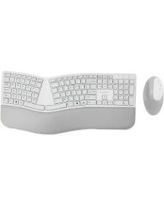Kensington Pro Fit Ergo Wireless Keyboard and Mouse-Gray - Retail - USB Wireless Bluetooth/RF USB Wireless Bluetooth/RF 5 Button