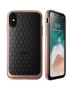 i-Blason Transformer Carrying Case (Holster) Apple iPhone X Smartphone - Rose Gold - Impact Resistant Exterior, Shock Absorbing Interior - Polycarbonate - Holster, Belt Clip