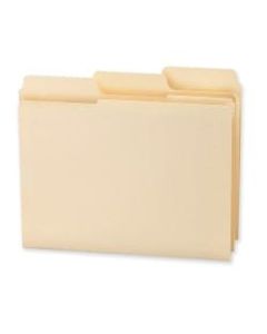 Smead 1/3-Cut 2-Ply SuperTab File Folders, Letter Size, Manila, Box Of 100