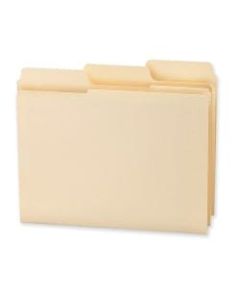 Smead 1/3-Cut 2-Ply SuperTab File Folders, Letter Size, Manila, Box Of 100