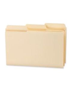 Smead 1/3-Cut 2-Ply SuperTab File Folders, Legal Size, Manila, Box Of 100
