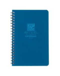 Rite in the Rain All-Weather Spiral Notebooks, Side, 4-5/8in x 7in, 64 Pages (32 Sheets), Blue, Pack Of 6 Notebooks
