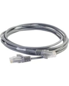 C2G 4ft Cat6 Snagless Unshielded (UTP) Slim Network Patch Cable - Gray - Slim Category 6 for Network Device - RJ-45 Male - RJ-45 Male - 4ft - Gray