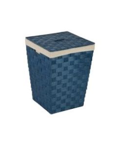 Honey-Can-Do Paper Rope Hamper, 20in, Blue