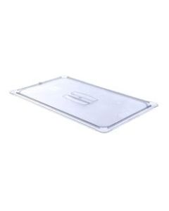 StorPlus Full-Size Plastic Handled Lids, 7/8inH x 12 7/8inW x 20 3/4inD, Clear, Pack Of 6