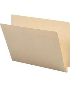 Sparco 1-Ply End-Tab Folders, Letter Size, Recycled, Manila, Box Of 100