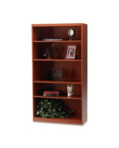 Mayline Aberdeen 5-Shelf Bookcase, Cherry